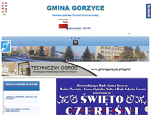 Tablet Screenshot of gminagorzyce.pl